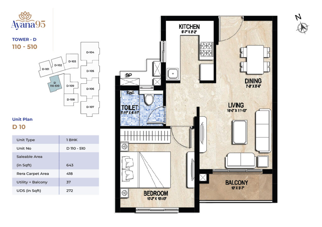 TOWER - D (110 - 510)