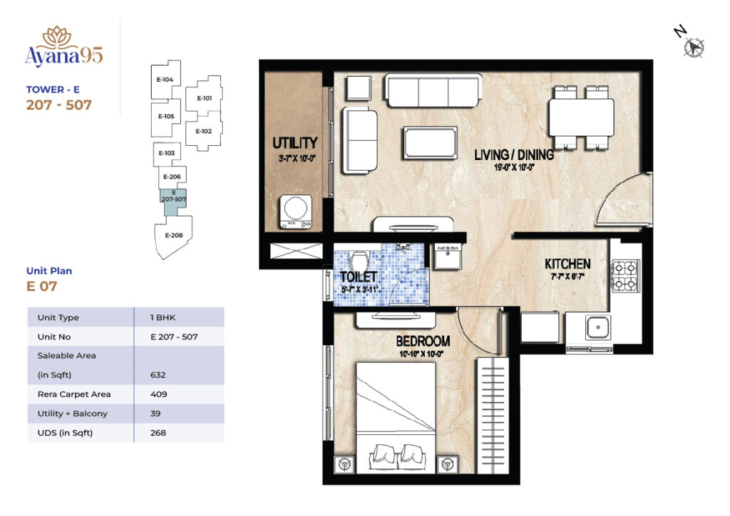 TOWER - E (207 - 507)